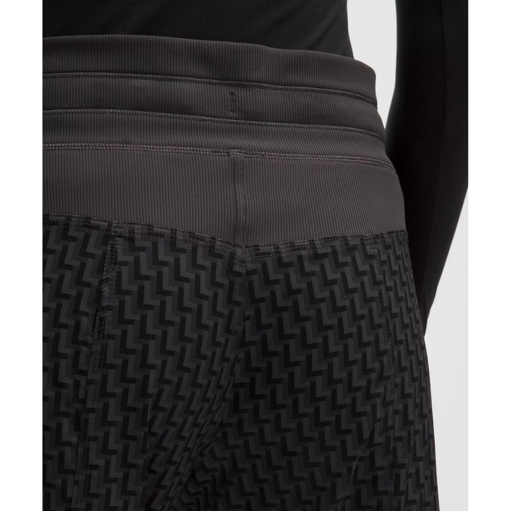 230-Lululemon-Dance Studio Mid-Rise Pant Regular-LLL Geo Pattern MIDI Black - Picture 5 of 7